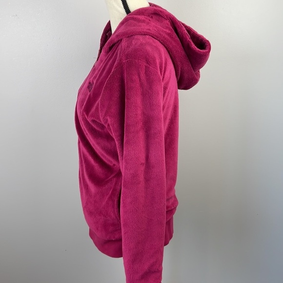 The North Face Women’s Reversible Jacket SZ M Pink Full Zip Hooded Warm - Picture 12 of 16